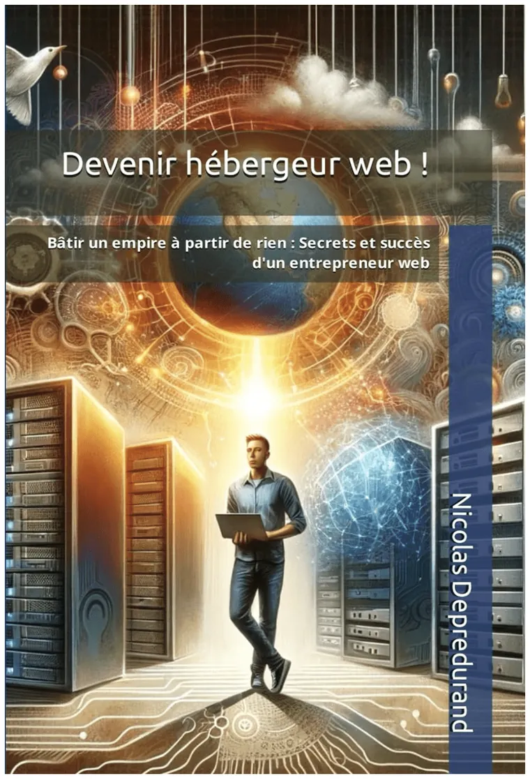 Cover of the book “Devenir hébergeur web !” by Nicolas Depredurand