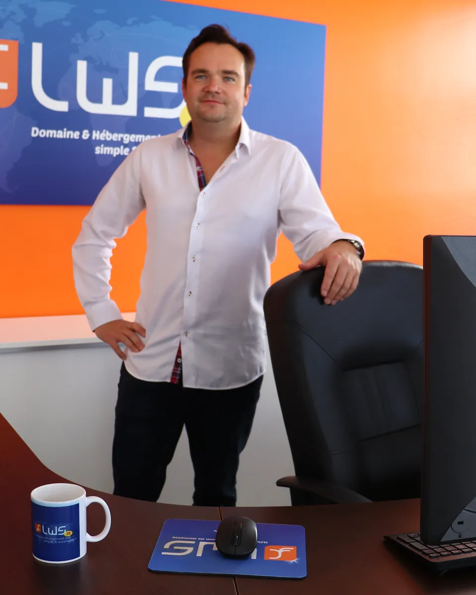 Nicolas Depredurand, founder of LWS, at the Golbey offices